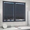 Mörkläggningsrullgardin utan borrning 40x125 cm Perforerat mönster Fönsterrullgardin Med sugkoppar Inredningstillbehör Heminredning 2
