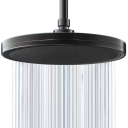 Duschmunstycke 23 cm 6 lägen Högtrycksdusch i taket med stort flöde Roterande toppduschmunstycke G1/2 Standardinstallation 5