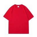 Avslappnad kortärmad T-shirt Överdimensionerad modell Enkel design Mjukt bomullsmaterial Bekväm T-shirt för vardagsbruk 3