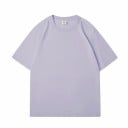 Avslappnad kortärmad T-shirt Överdimensionerad modell Enkel design Mjukt bomullsmaterial Bekväm T-shirt för vardagsbruk 9