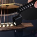 Plastgitarrfäste med strängupprullare Svart gitarrtillbehör för akustiska och elektriska instrument Enkelt strängbyte 5