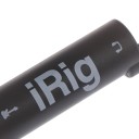 I-Rig-konverterare och ljudgränssnitt för gitarr med integrerad stämapparat. Anslutning till mobil och dator. Svart färg. Kompakt lösning. 5
