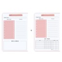Veckoplanerare 13,9 x 21 cm Färgglad spiralkalender för 52 veckor Vanerapportering Anteckningar Organizer Vattentätt omslag 7
