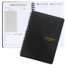 Veckoplanerare 13,9 x 21 cm Färgglad spiralkalender för 52 veckor Vanerapportering Anteckningar Organizer Vattentätt omslag 4