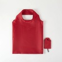 Hopfällbar shoppingkasse 38 x 58 cm Färgglad polyesterkasse Återanvändbar kasse med karbinhake Kompakt fickkasse 2