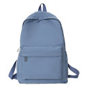 Lätt nylonryggsäck 38 x 28 x 11 cm Enkel enfärgad design Avslappnad ryggsäck för varje dag Till skolan Arbete och fritid 3