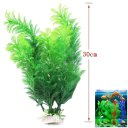 Plastplante til akvarium 30 cm Kunstnerisk dekoration til akvarium Realistisk vandgræs Sikker materiale Akvarie simulering af planter 4