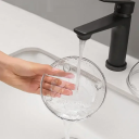 Toalett för hamster 9,6 x 7,2 cm Liten genomskinlig toalett i klar plast Sandtoalett för bur Hygienisk WC för smådjur 2