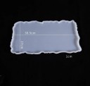 Silikonform för resinbricka 30,5 x 17 cm Rektangulär form för gjutning Resinbricka Serveringsfat Dekoration 3