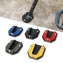 Universell utvidgande platta för sidostöd till motorcykel CNC aluminium fotstöd färgad 50x50 mm 10