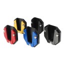 Universell utvidgande platta för sidostöd till motorcykel CNC aluminium fotstöd färgad 50x50 mm 12
