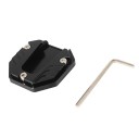Universell utvidgande platta för sidostöd till motorcykel CNC aluminium fotstöd färgad 50x50 mm 2