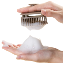 Silikonmassager för schampo 5,9×7,8 cm Huvudmassagekam Tvättkam för hår Avkopplande frisörsalongsverktyg 7