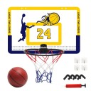 Barnens hopfällbara väggbasketkorg 40x26x24,5 cm Tyst plastställning för korg för inomhus- och utomhusaktiviteter 3