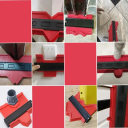 Konturmått för exakt kopiering av former 25 cm x 3 cm Plastprofilmall Mått 25,8 x 10 x 2 cm Verktyg för hantverkare 8