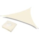 Waterproof Triangular Sun Canopy 3x3x3m Awning with 98% UV Filter Tarpaulin for Garden Terrace Camping Outdoor Shade without Accessories 5