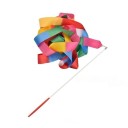 Färgglad gymnastikband 4M med stav för barn Dansrekvisita för uppträdanden Balett Twirling Sportleksak Present till flickor och pojkar 1