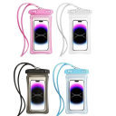 Transparent vattentätt mobilfodral för telefoner upp till 7,0" PVC Touch-skydd Sim- och undervattensfodral Stängt med snodd 22x10,6 cm 13