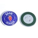 Framemblem SAAB Emblem 68mm Rund klistermärke Logotyp för SAAB 9-3 9-5 93 95 5