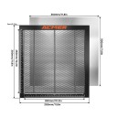 Laser Skärbord ACMER 300x300 mm Vaxat panel med metallskiva för CO2 och diodlaser gravyr- och skärmaskin 2