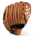 PU-basebollhandske softball 9,5 tum 24x16 cm Vänster hand Träningshandske för barn och vuxna Camping Sportövningar 2