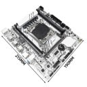 ZSUS X99-W bundkort til Intel Xeon E5 V4 LGA2011-3 support for DDR4 NVME M.2 SATA PCIe 2