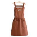 Wasserabweisende Schürze 75 x 84 cm Barista Arbeitsuniform Restaurant Hotel Gartenarbeit Küche Kochen Robustes Material Stylisch 3