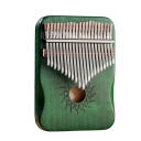 Kalimba 21 tangenter Handpiano Trä musikverktyg med stämma kläpp förvaringsväska klistermärken trasa och engelsk manual 4