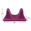 Massageverktyg för djup massage av ländmuskeln 28 x 14 x 13,5 cm Imitation av terapeutens armbåge Ergonomisk ABS-enhet för ryggen 3