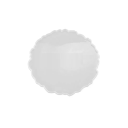Rund silikonform för harts med vågig kant 26,2 x 1 cm Form för hartsplattor och underlägg 1