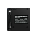 Extern CD/DVD-enhet 14 x 14 x 1,5 cm USB 3.0 och USB-C Plug and Play Bärbar optisk enhet för Windows Linux Mac OS ABS 2
