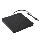 Extern CD/DVD-enhet med USB 3.0 och USB-C Plug and Play Brännare Läsare för Windows Linux IOS Mac Hastighet 8x DVD 24x CD 1