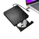 Extern CD/DVD-enhet med USB 3.0 och USB-C Plug and Play Brännare Läsare för Windows Linux IOS Mac Hastighet 8x DVD 24x CD 3