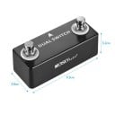 Mosky Dual Switch metal guitar pedal with dual foot switch Switching pedal for multi-effects and amplifiers Durable construction for guitarists 3