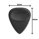 Plectrum 1 mm Halkskyddande plastytan Gitarrplektrum med fast tjocklek för akustisk och elektrisk gitarr Exakt plockning 5