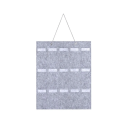 Väggmonterad hopfällbar glasögonorganisatör 50 x 40 cm 15 fickor Vertikal hängande glasögonhållare Förvaringssystem för hemmet 6