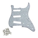 Skydd för elgitarr i PVC med aluminiumfolie och pärlemorfinish Kompatibel med amerikansk och mexikansk standard Gitarrtillbehör 4