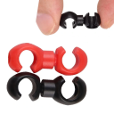 10er Set Drehclips für Schaltzüge 19,4x4x4 mm Kabel- und Schlauchführungen Schaltwerkschnallen Mountainbike Fahrradzubehör 6
