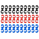 10er Set Drehclips für Schaltzüge 19,4x4x4 mm Kabel- und Schlauchführungen Schaltwerkschnallen Mountainbike Fahrradzubehör 8