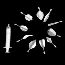 11 pcs Ensemble de moules pour la fabrication de fleurs en gélatine 2
