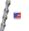 11-växlad kedja för cykel TANKE S11 1/2" x 11/128" 116 länkar silver med snabbkoppling MTB landsväg 2