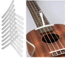 Sats med överliggande mätstickor för greppbräda 9 st i rostfritt stål Professionellt mätverktyg för gitarrer Justering av krökning och stränghöjd 2
