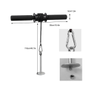 Handleds- och underarmsstärkare med stålhandtag 39 cm Justerbar rem med karbinhake Grepptränare för hemmaträning 4
