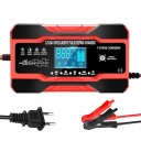 Batteriladdare 12–24 V 10 A Intelligent pulsladdare med LCD-display för bly, AGM och GEL-batterier EU-kontakt 1