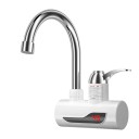 Trycklös genomströmningsvattenvärmare 3000W 290 x 230 mm 360° vridbar termostatkran med display för varmt och kallt vatten IPX4 EU-kontakt 1