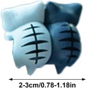 Dekorativ uppsättning 6 mini katter PVC Söta figurer för bilens instrumentbräda, skärm eller hylla Självhäftande kattdekorationer 5