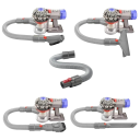 Tuyau d'extension flexible 52–150 cm tube télescopique extensible en ABS pour accessoires d'aspirateur Dyson V7 V8 V10 V11 V15 4