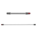 Tuyau d'extension flexible 52–150 cm tube télescopique extensible en ABS pour accessoires d'aspirateur Dyson V7 V8 V10 V11 V15 5