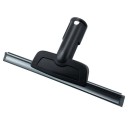 Borstehuvud med skrapa 25,5×13×4,3 cm svart för ångmopp Karcher SC1 SC2 SC3 SC7 Kaichi glasrengörare PP plast aluminiumlegering 4