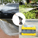 Högtrycksbatteridriven tvättpistol 30 bar 21V 20000mAh Induktionskopparmotor 200 l/h 5 m slang med tillbehör för biltvätt 2